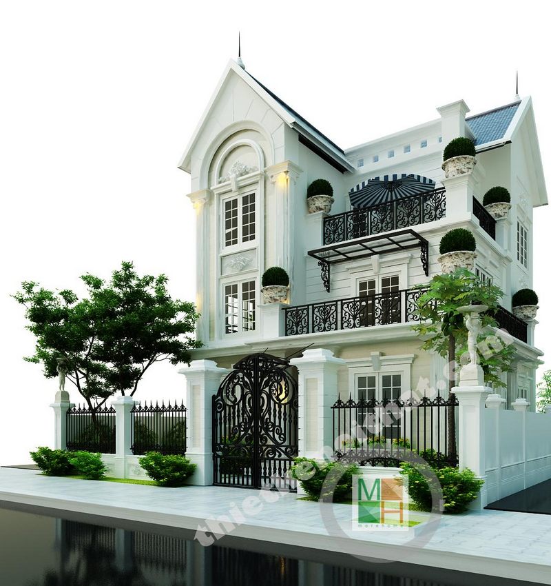 Thiết kế nội thất biệt thự Việt Hưng - Phong cách tân cổ điển sang trọng